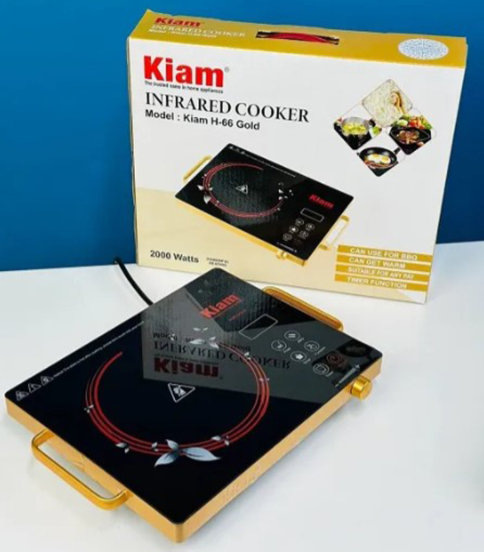 Kiam-H-66-Gold-Infrared-Cooker-2000w-2