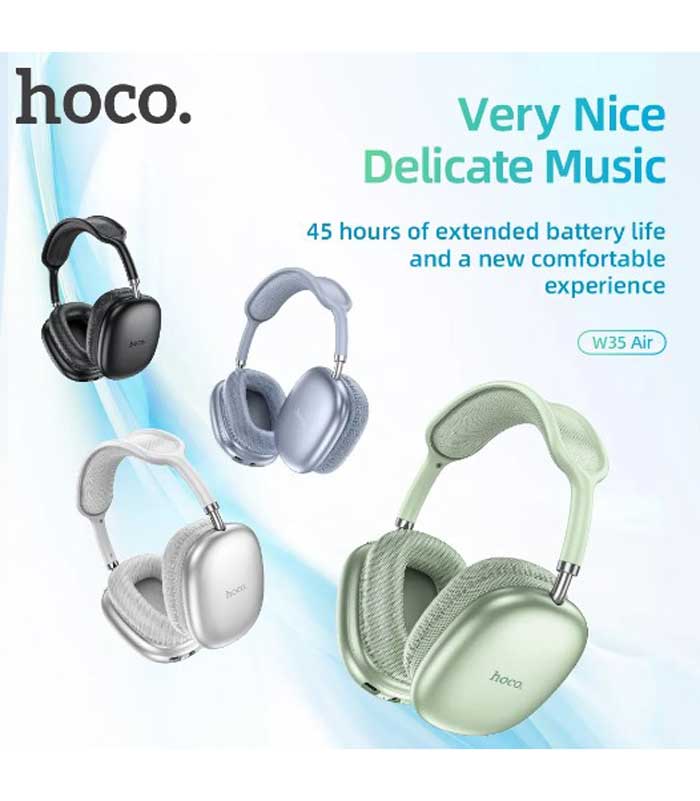 Hoco-W35-Air-Wireless-Headphone-Green-Color-2