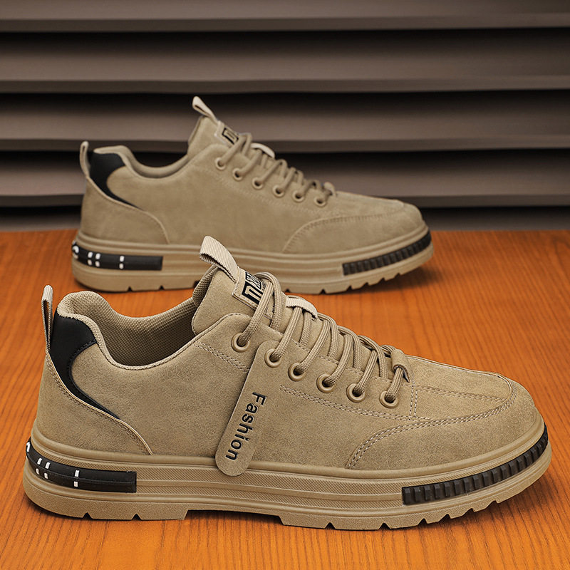 Casual Workwear Style Thick-Soled Shoes