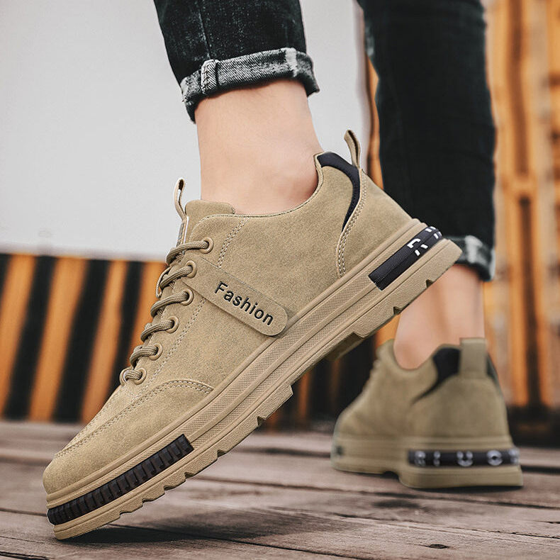 Casual Workwear Style Thick-Soled Shoes